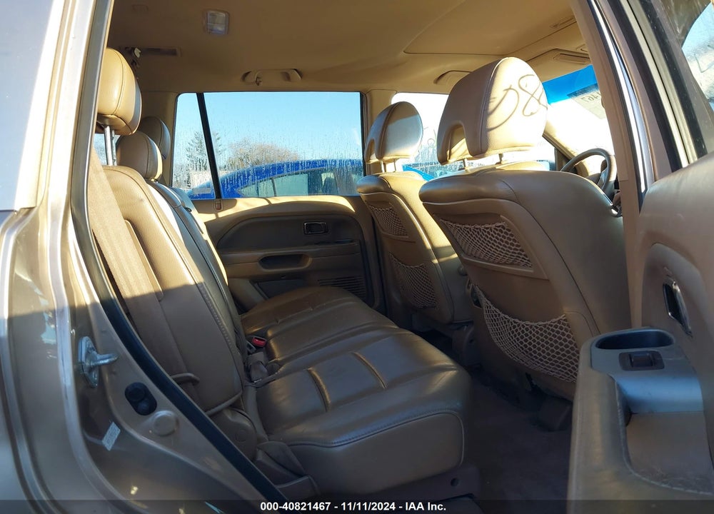 2007 HONDA PILOT EXL VIN: 5FNYF28707B023157
