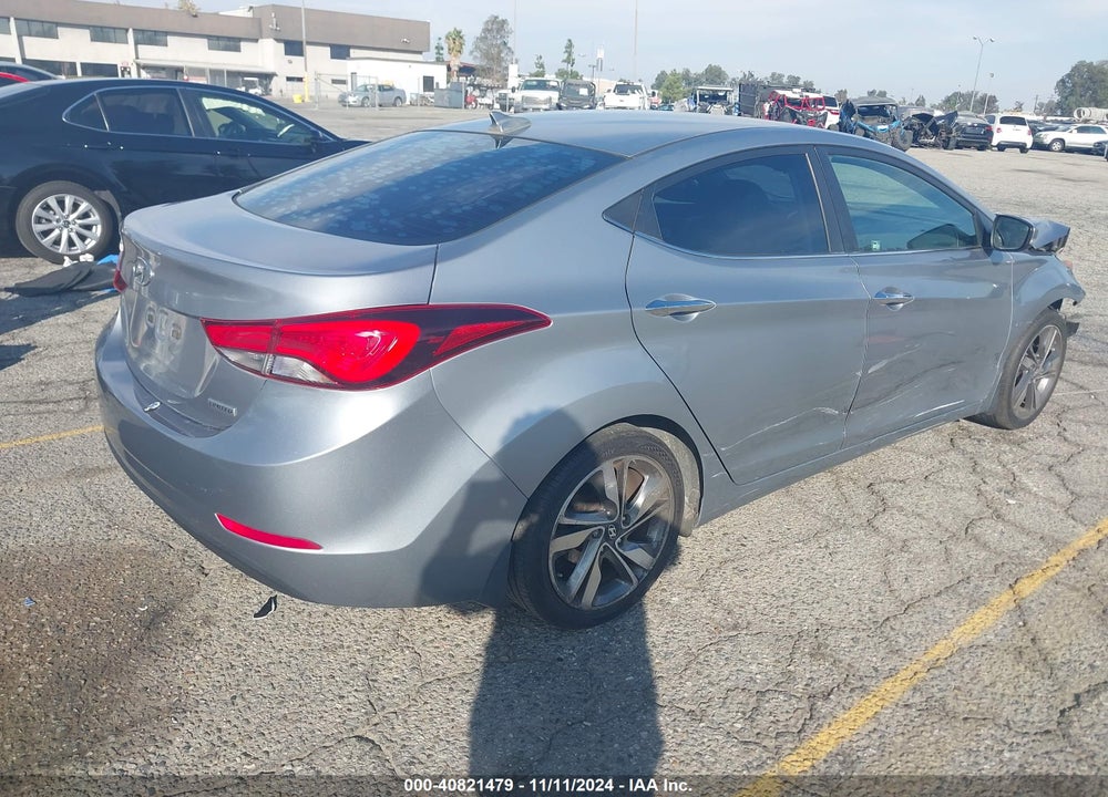 2015 HYUNDAI ELANTRA LIMITED VIN: 5NPDH4AE1FH556132