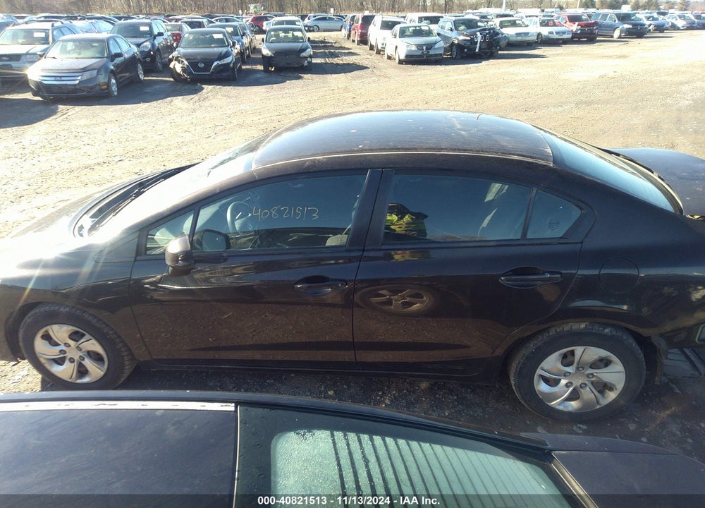 2013 HONDA CIVIC LX VIN: 2HGFB2F52DH590109