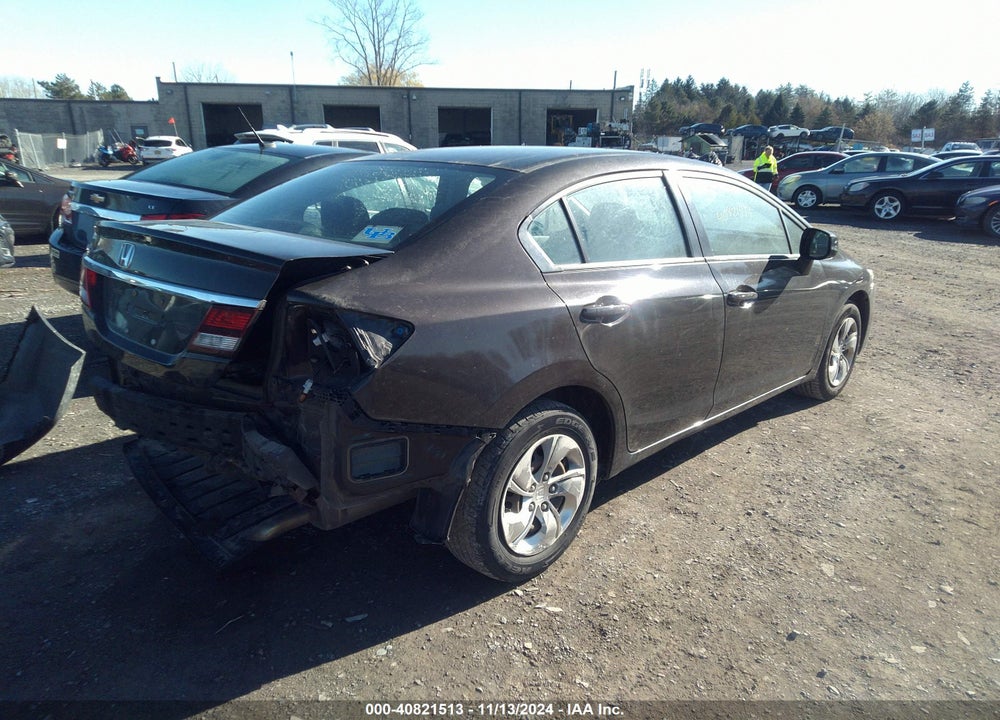 2013 HONDA CIVIC LX VIN: 2HGFB2F52DH590109