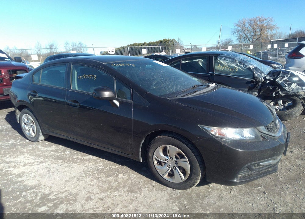 2013 HONDA CIVIC LX VIN: 2HGFB2F52DH590109