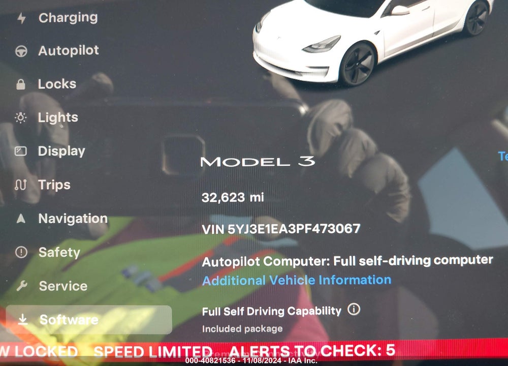2023 TESLA MODEL 3 REAR-WHEEL DRIVE VIN: 5YJ3E1EA3PF473067