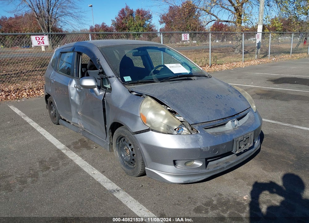 2008 HONDA FIT SPORT VIN: JHMGD38638S044702