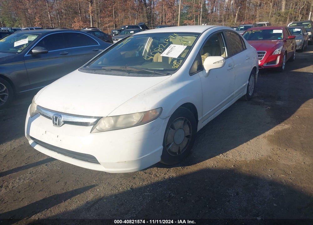 2008 HONDA CIVIC HYBRID VIN: JHMFA36218S027806