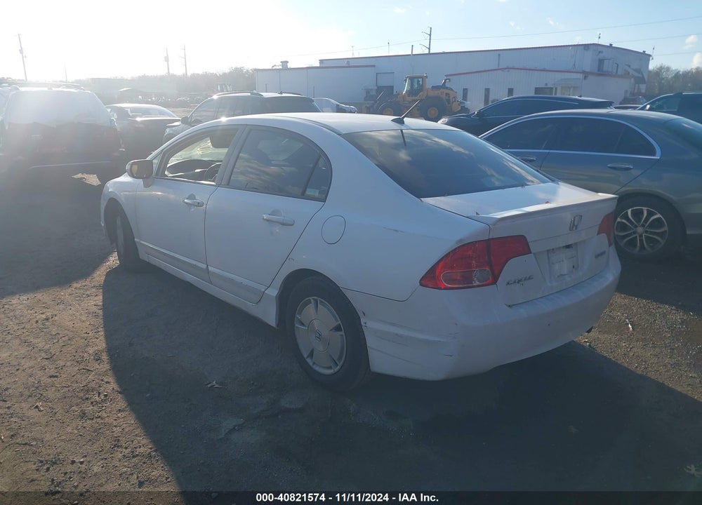 2008 HONDA CIVIC HYBRID VIN: JHMFA36218S027806