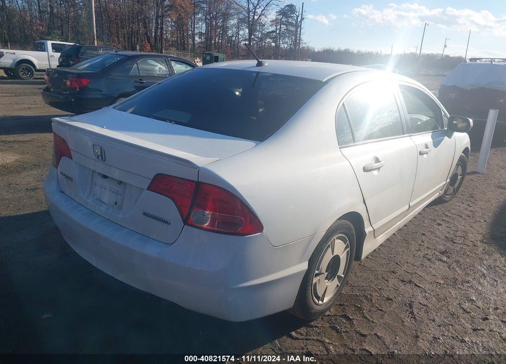 2008 HONDA CIVIC HYBRID VIN: JHMFA36218S027806