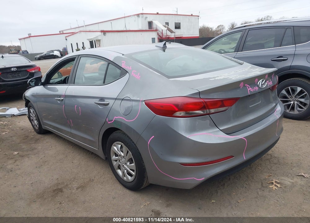 2017 HYUNDAI ELANTRA SE VIN: 5NPD74LF4HH166797