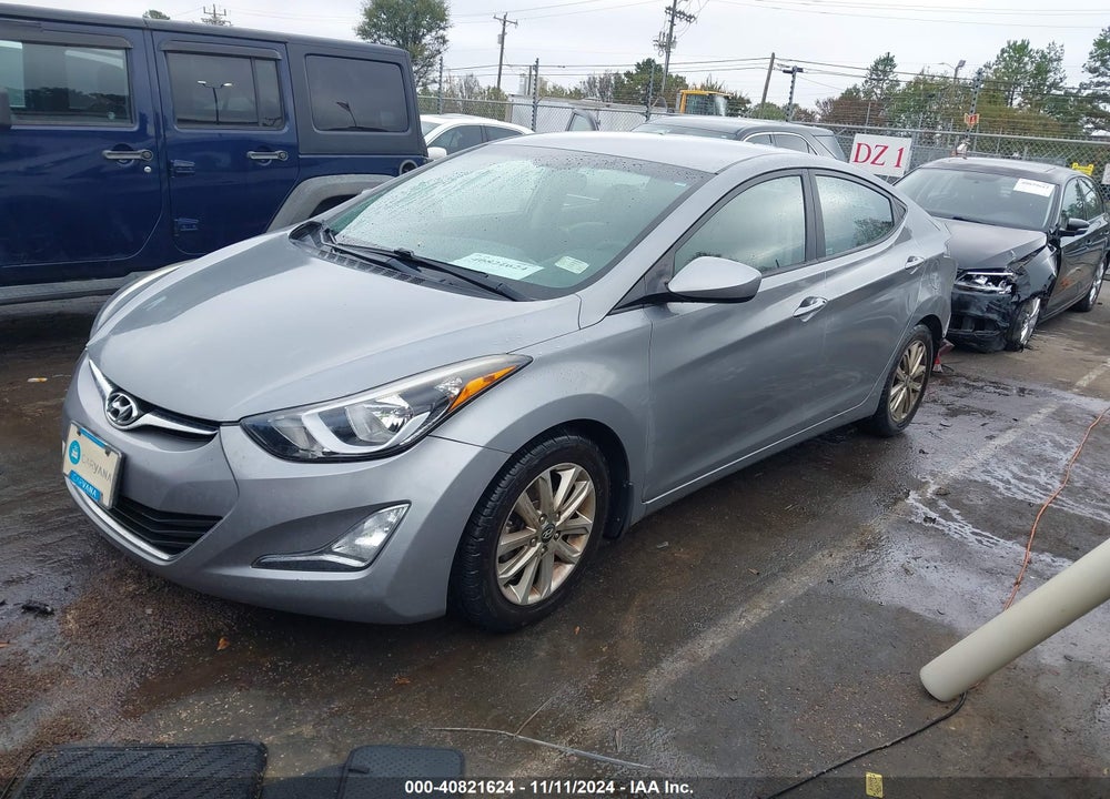 2014 HYUNDAI ELANTRA SE VIN: KMHDH4AE1EU182735