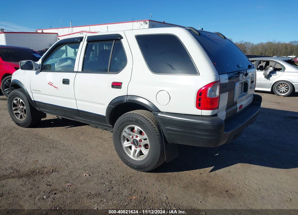 2004 ISUZU RODEO S/S 3.2L V6 VIN: 4S2CK58W144300789