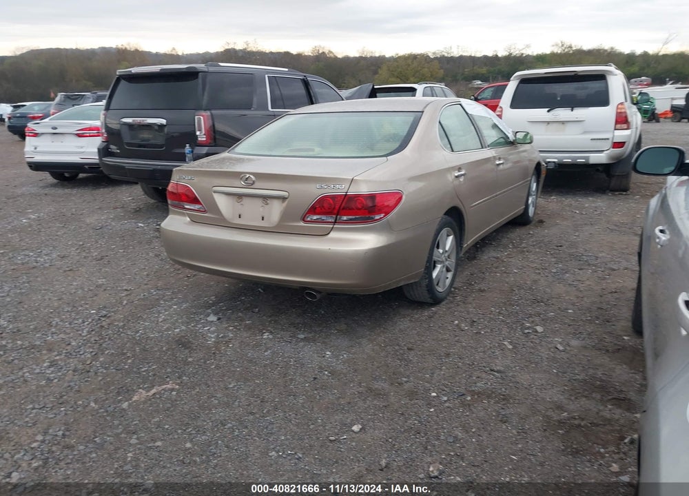 2006 LEXUS ES 330 VIN: JTHBA30G765149360