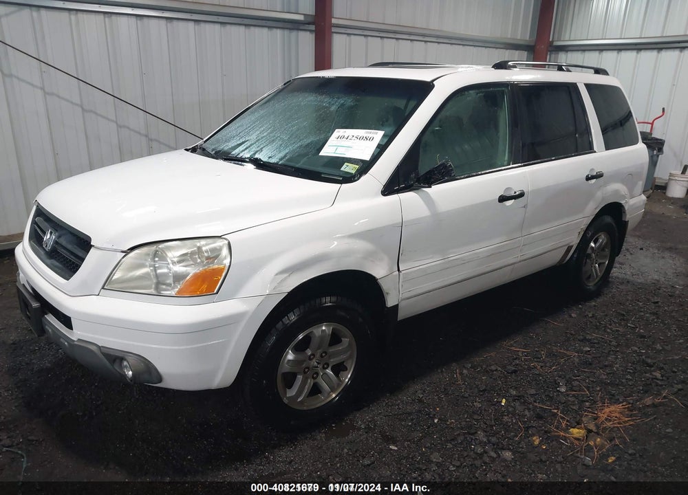 2005 HONDA PILOT EX-L VIN: 2HKYF18685H535765