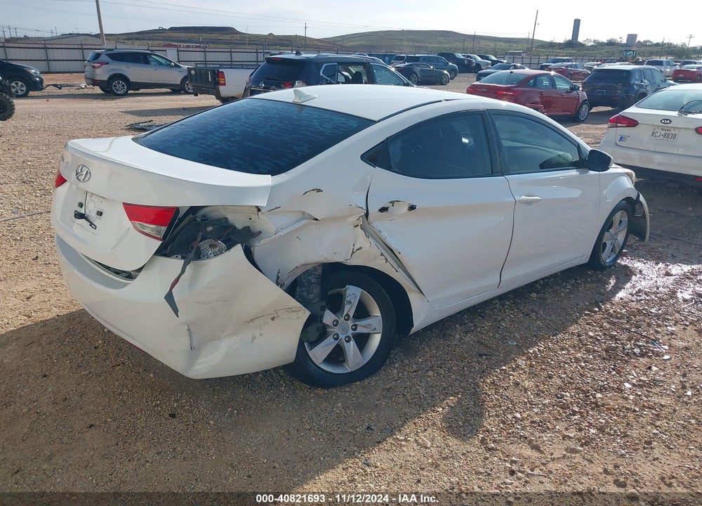 2013 HYUNDAI ELANTRA GLS VIN: 5NPDH4AE8DH249781