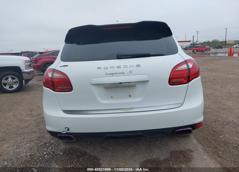 2011 PORSCHE CAYENNE S VIN: WP1AB2A27BLA44751
