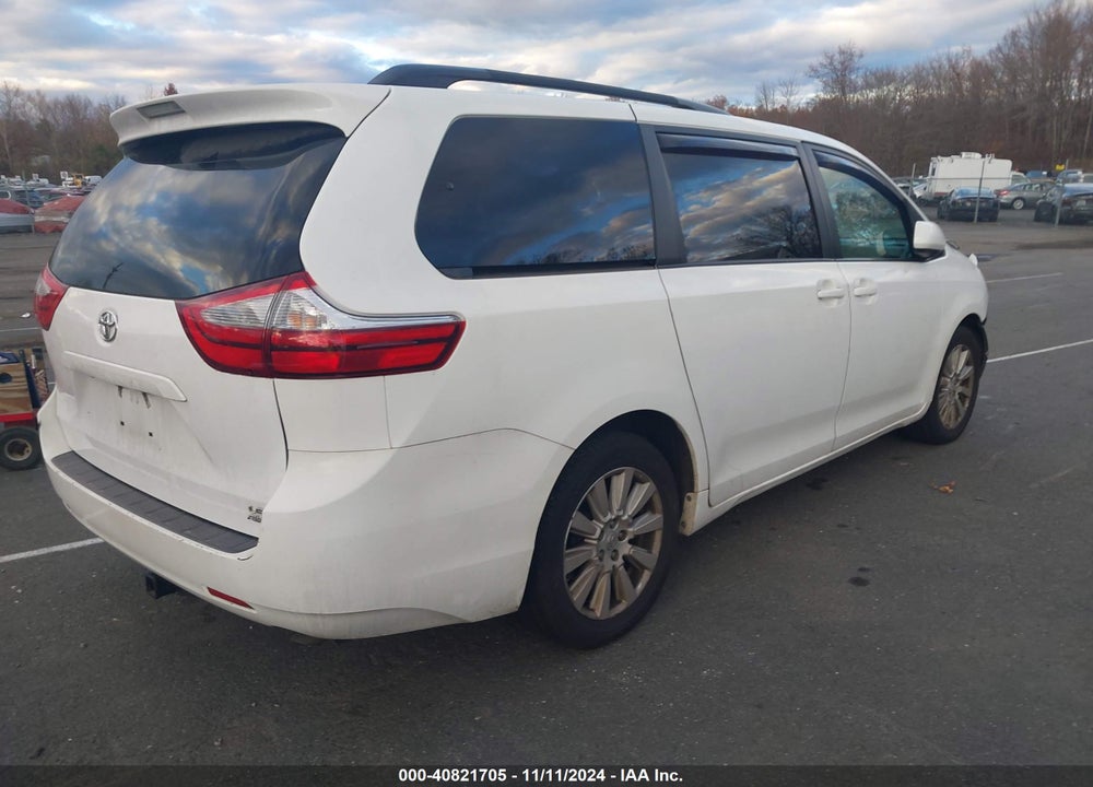 2017 TOYOTA SIENNA LE 7 PASSENGER VIN: 5TDJZ3DC5HS165342