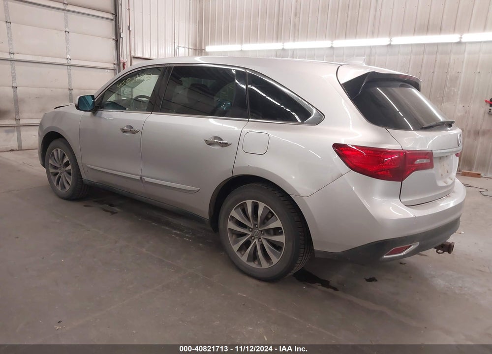 2014 ACURA MDX TECHNOLOGY PACKAGE VIN: 5FRYD4H43EB020367