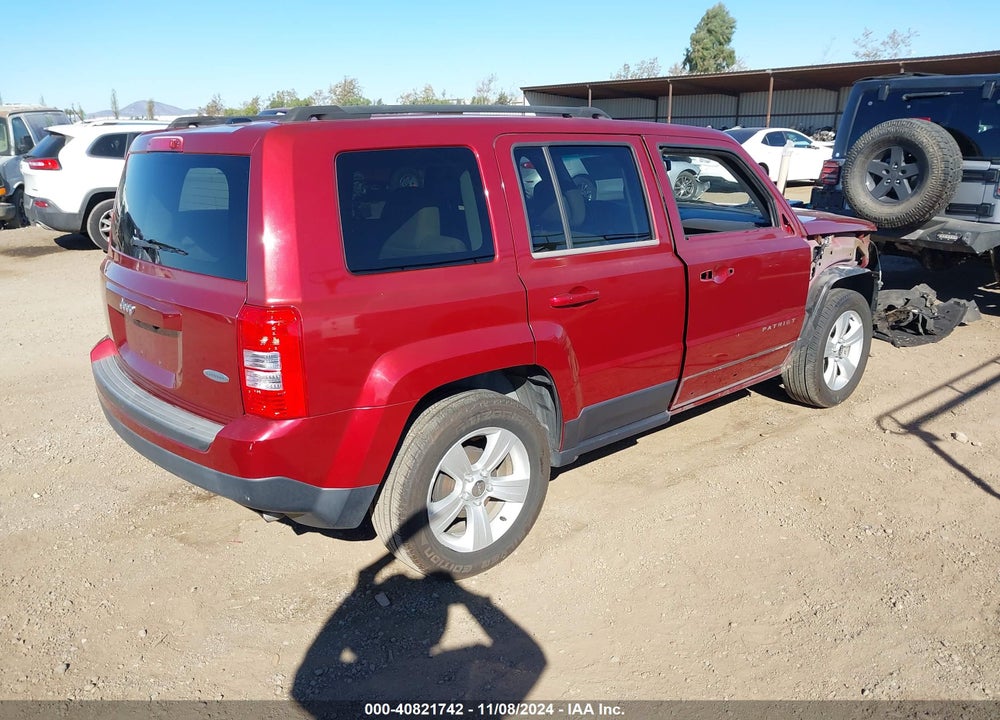 2014 JEEP PATRIOT LATITUDE VIN: 1C4NJPFBXED600643