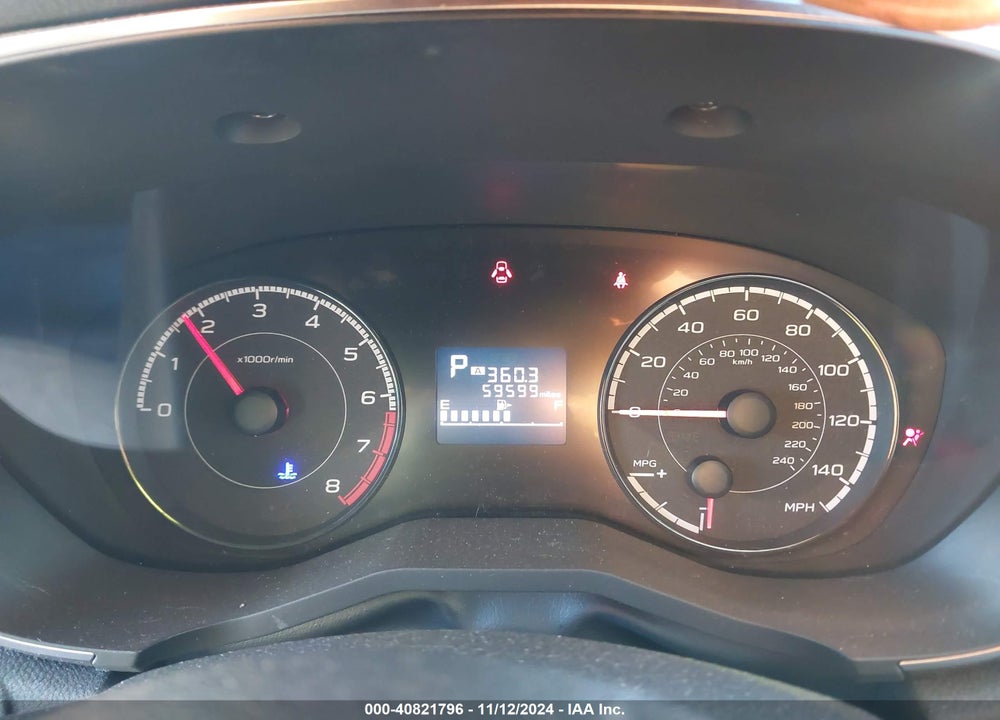 2019 SUBARU CROSSTREK 2.0I PREMIUM VIN: JF2GTADC6K8376921