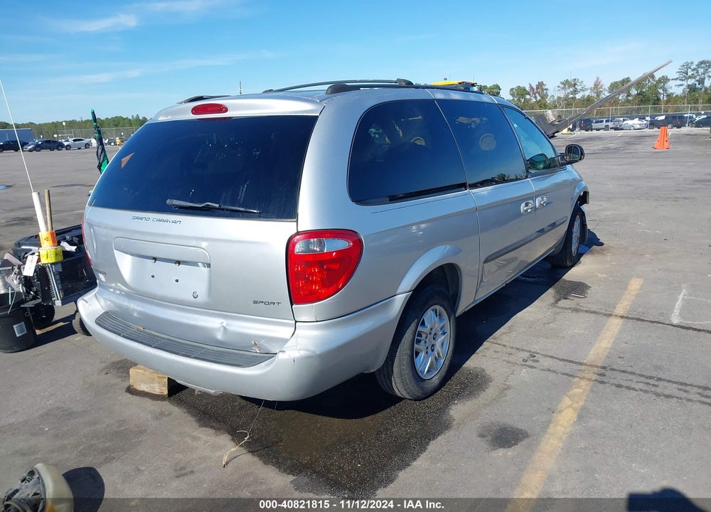 2003 DODGE GRAND CARAVAN SPORT VIN: 2D4GP44343R285563
