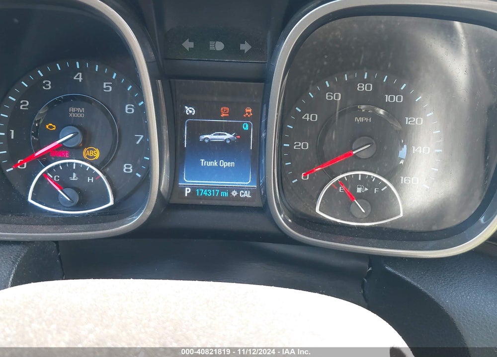 2013 CHEVROLET MALIBU 1LZ VIN: 1G11H5SA6DF287114