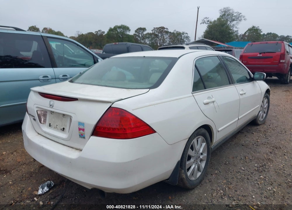 2007 HONDA ACCORD 3.0 SE VIN: 1HGCM66447A013337