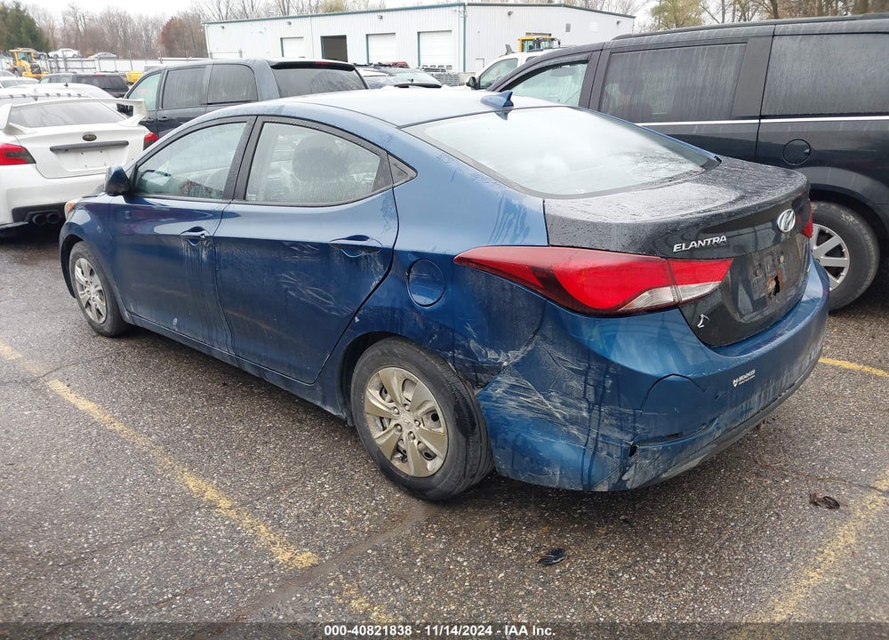 2016 HYUNDAI ELANTRA SE VIN: KMHDH4AE6GU517975