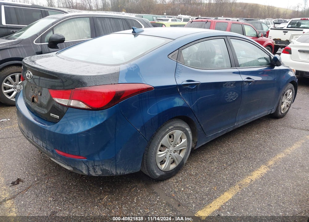 2016 HYUNDAI ELANTRA SE VIN: KMHDH4AE6GU517975