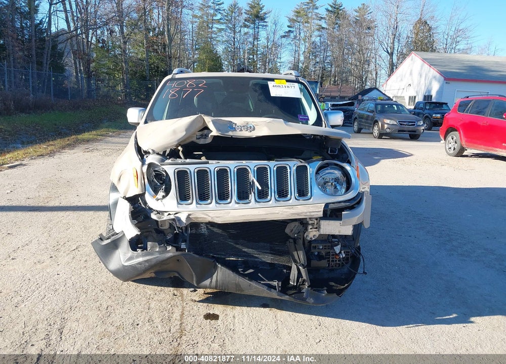 2015 JEEP RENEGADE LIMITED VIN: ZACCJBDT8FPC31256