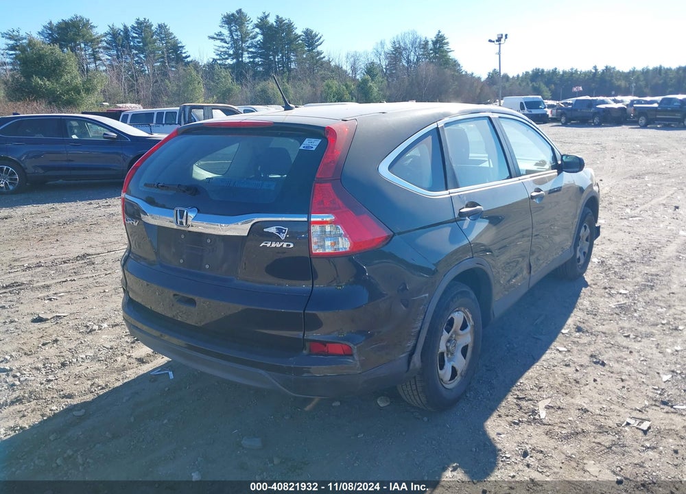 2015 HONDA CR-V LX VIN: 5J6RM4H38FL126447