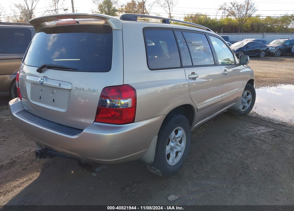 2005 TOYOTA HIGHLANDER VIN: JTEHD21A350033748