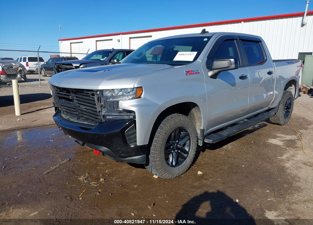 2021 CHEVROLET SILVERADO 1500 4WD SHORT BED LT TRAIL BOSS VIN: 1GCPYFEL9MZ207839