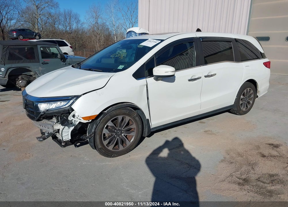 2021 HONDA ODYSSEY EX-L VIN: 5FNRL6H71MB043451