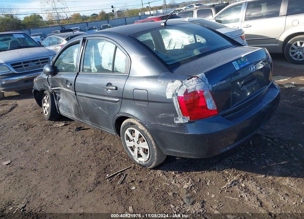 2009 HYUNDAI ACCENT GLS VIN: KMHCN46C99U385048