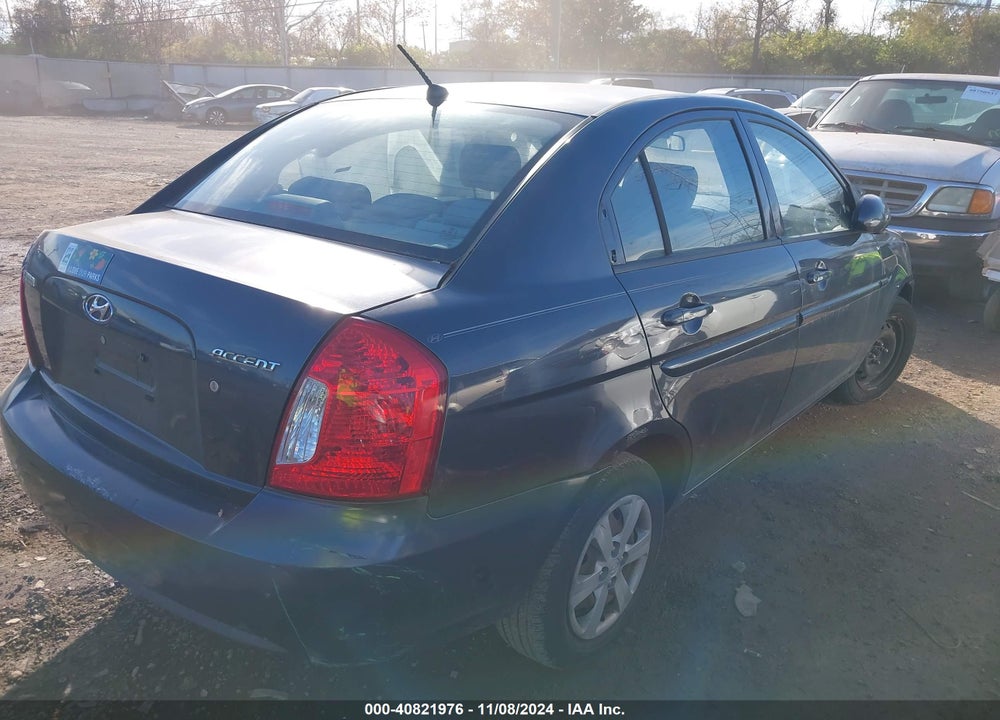 2009 HYUNDAI ACCENT GLS VIN: KMHCN46C99U385048