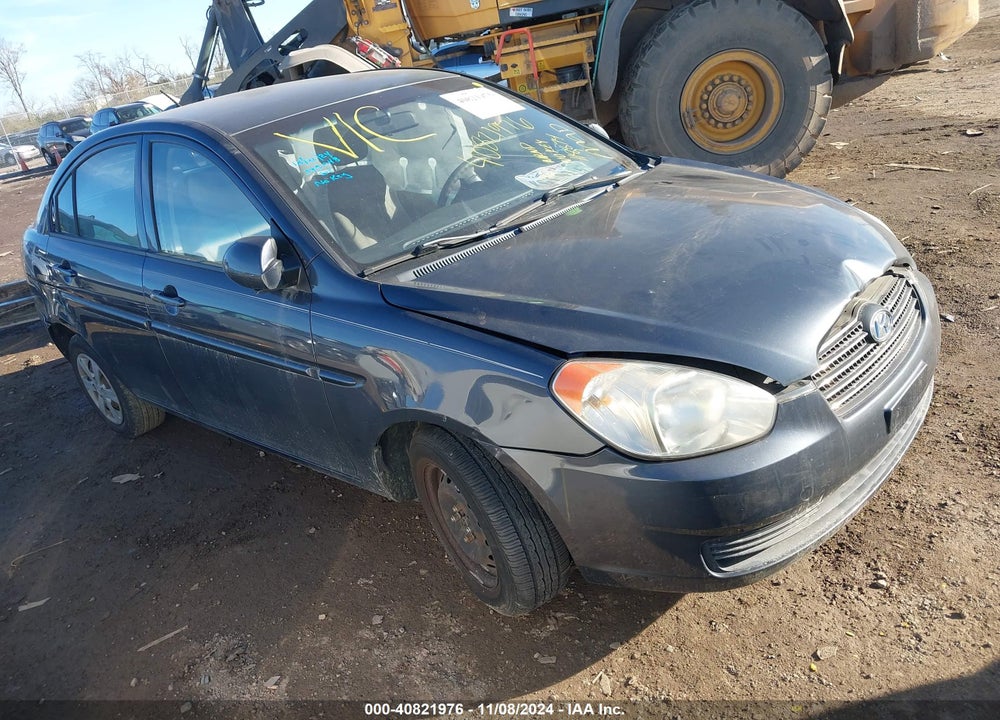 2009 HYUNDAI ACCENT GLS VIN: KMHCN46C99U385048