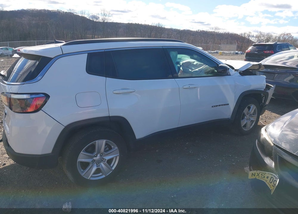 2022 JEEP COMPASS LATITUDE 4X4 VIN: 3C4NJDBB6NT130304
