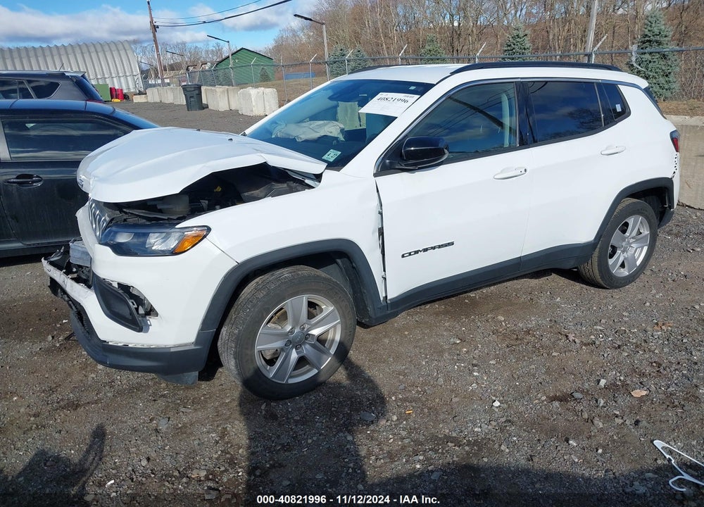 2022 JEEP COMPASS LATITUDE 4X4 VIN: 3C4NJDBB6NT130304