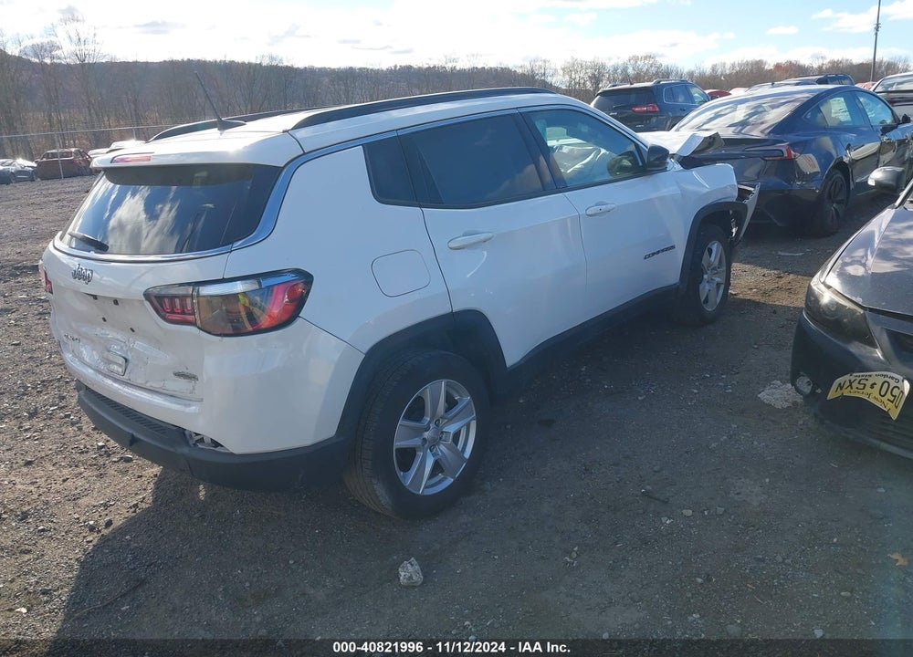 2022 JEEP COMPASS LATITUDE 4X4 VIN: 3C4NJDBB6NT130304