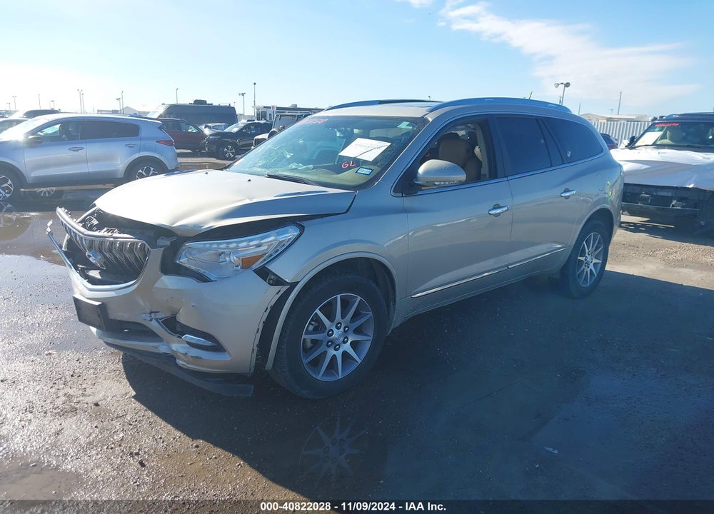 2017 BUICK ENCLAVE LEATHER VIN: 5GAKRBKDXHJ109616