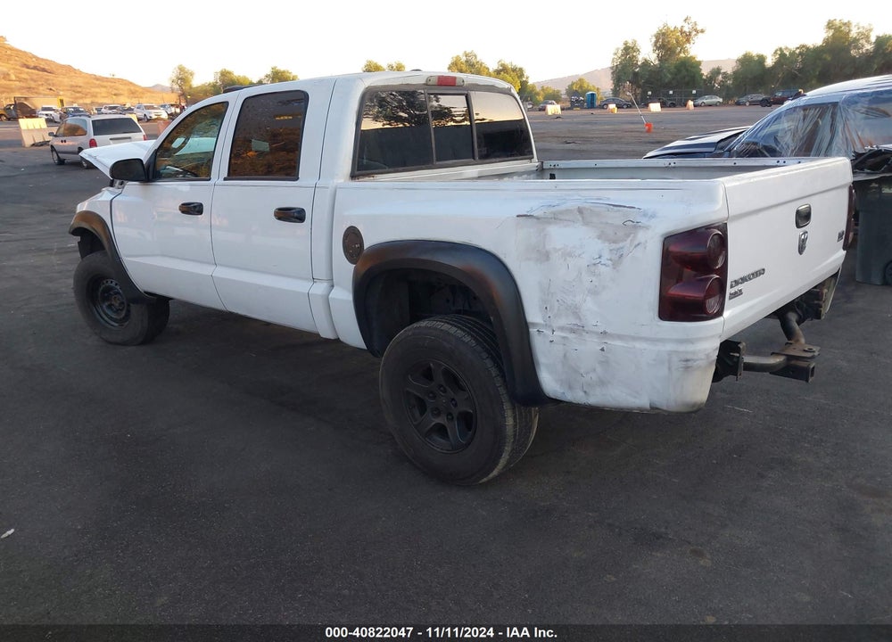 2007 DODGE DAKOTA SLT VIN: 1D7HE48NX7S107461