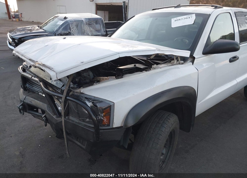 2007 DODGE DAKOTA SLT VIN: 1D7HE48NX7S107461