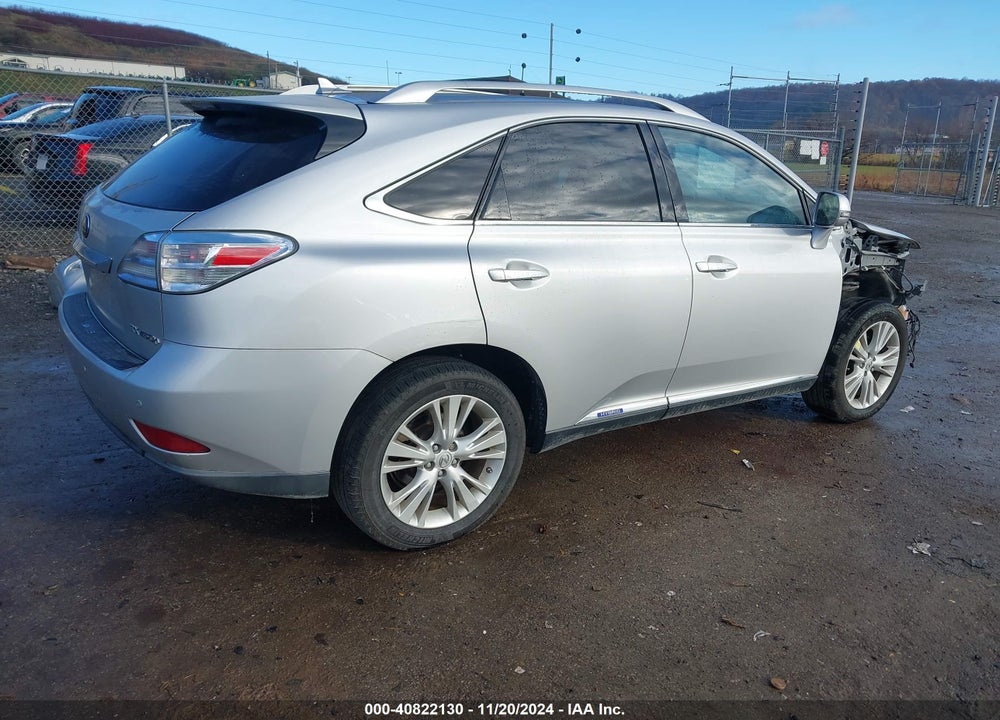 2011 LEXUS RX 450H VIN: JTJBC1BA9B2044059