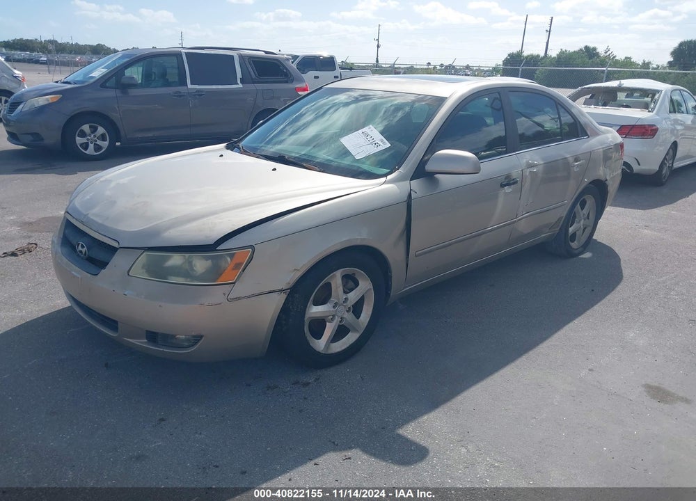 2007 HYUNDAI SONATA LIMITED/SE V6 VIN: 5NPEU46F27H173657