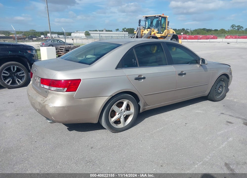 2007 HYUNDAI SONATA LIMITED/SE V6 VIN: 5NPEU46F27H173657