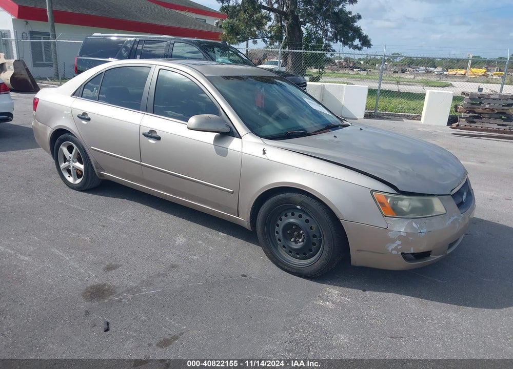 2007 HYUNDAI SONATA LIMITED/SE V6 VIN: 5NPEU46F27H173657
