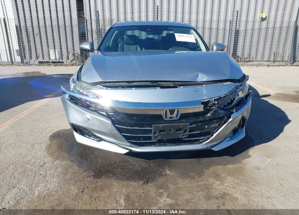 2022 HONDA ACCORD HYBRID EX-L VIN: 1HGCV3F59NA015196