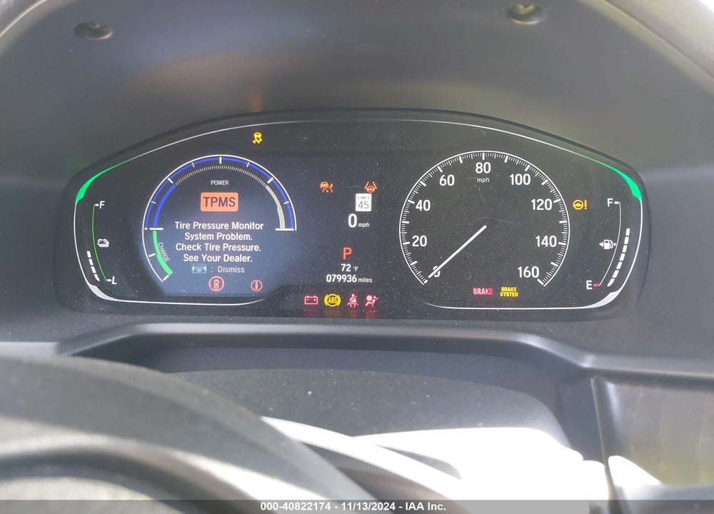 2022 HONDA ACCORD HYBRID EX-L VIN: 1HGCV3F59NA015196