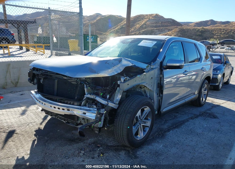 2024 HONDA PILOT EX-L 8-PASSENGER VIN: 5FNYG2H41RB013808