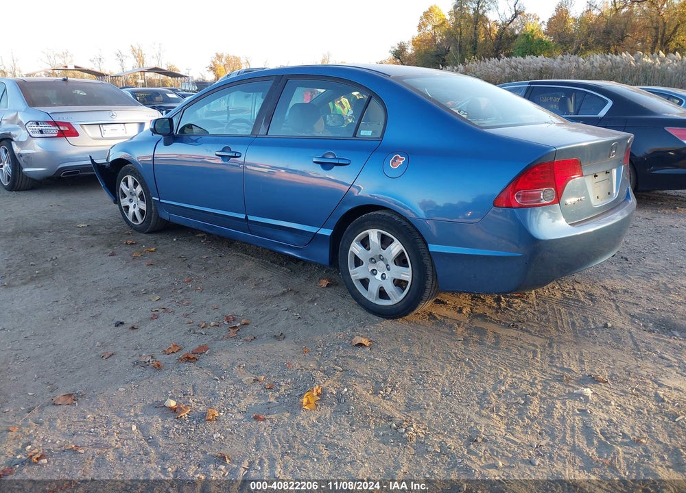 2008 HONDA CIVIC LX VIN: 1HGFA16518L106629