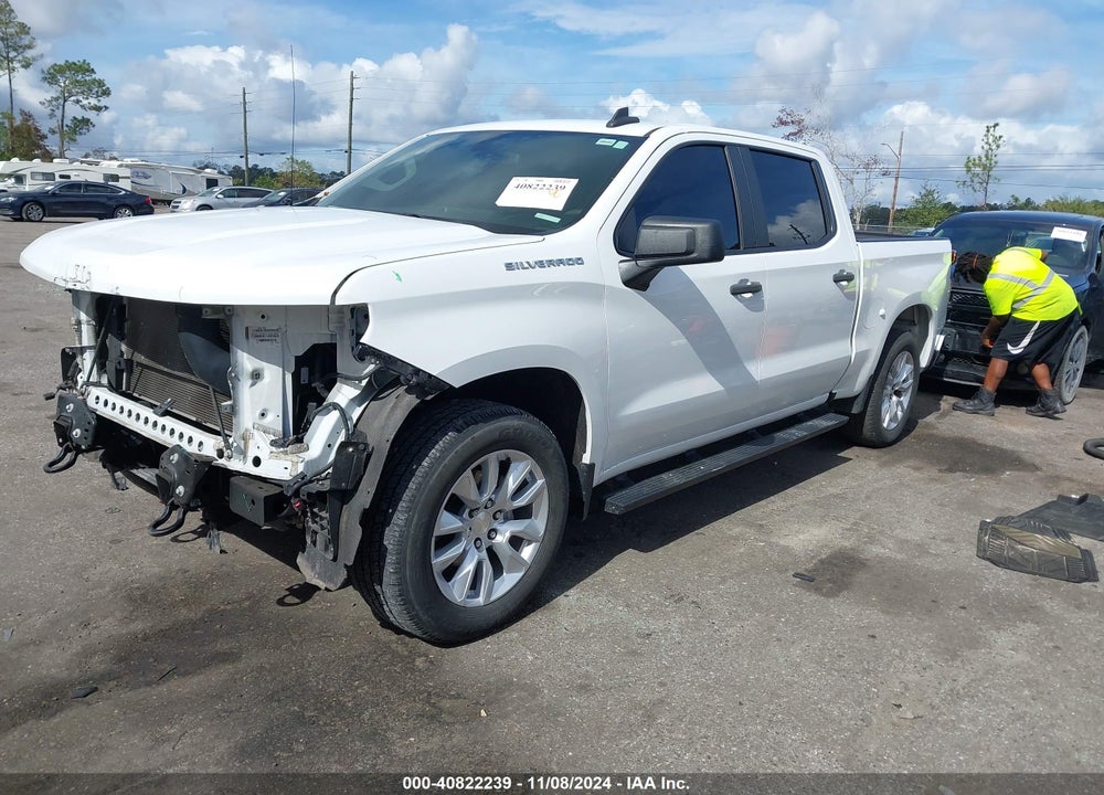 2021 CHEVROLET SILVERADO 1500 2WD SHORT BED CUSTOM VIN: 1GCPWBEH8MZ157140