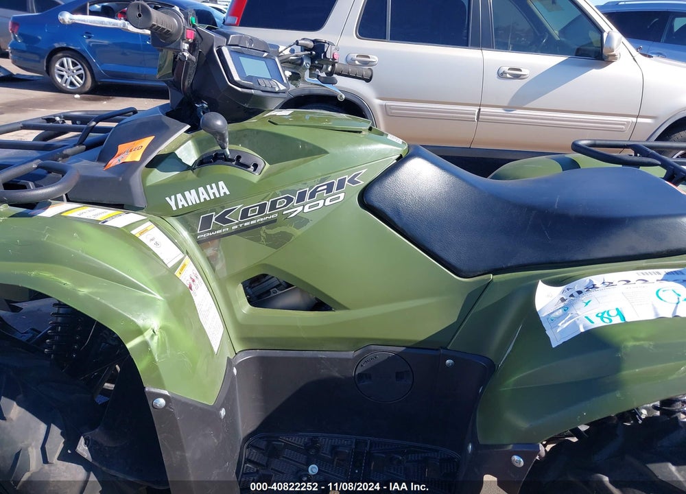 2022 YAMAHA YFM700 VIN: 5Y4AMH4E1NA100162